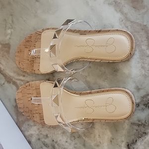 Jessica Simpson Movena clear sandals